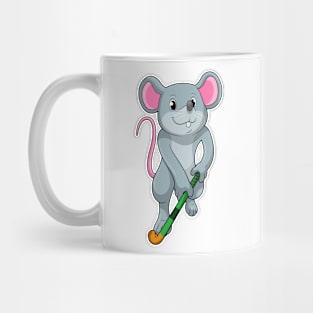 Rat at Hockey with Hockey bat Mug